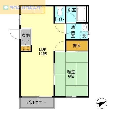 グリーンヒルズ芝山　IIの物件間取画像